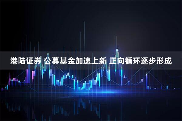 港陆证券 公募基金加速上新 正向循环逐步形成